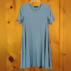 Estelle And Finn Knit A-Line Midi Dress Short Sleeved Medium